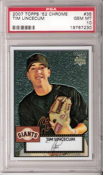 PSA Set Registry Showcase: Tim Lincecum